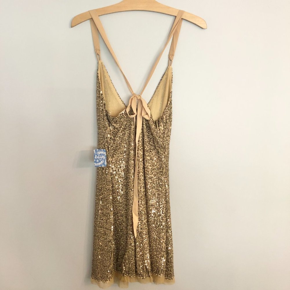 Free People Gold Rush Slip Dress - Picture 7 of 8